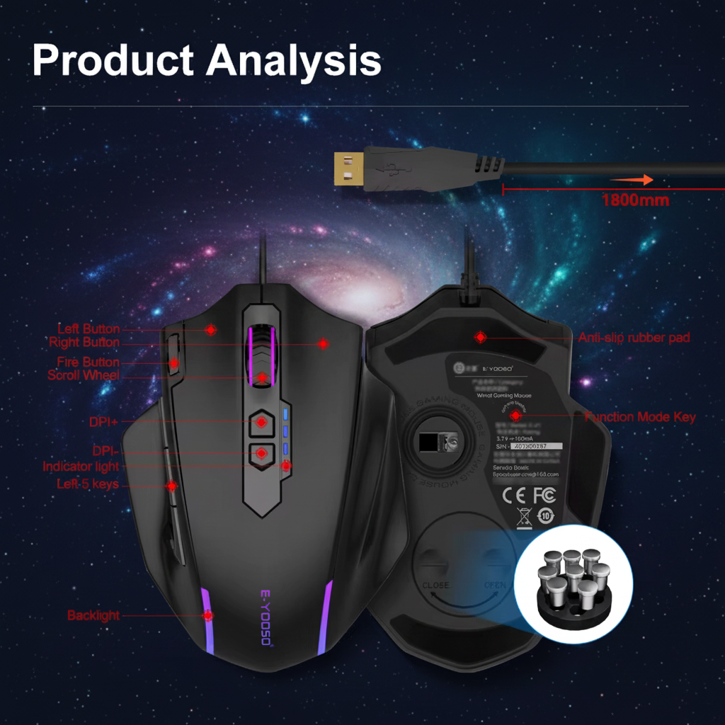 X-41 - Wired RGB Gaming Mouse