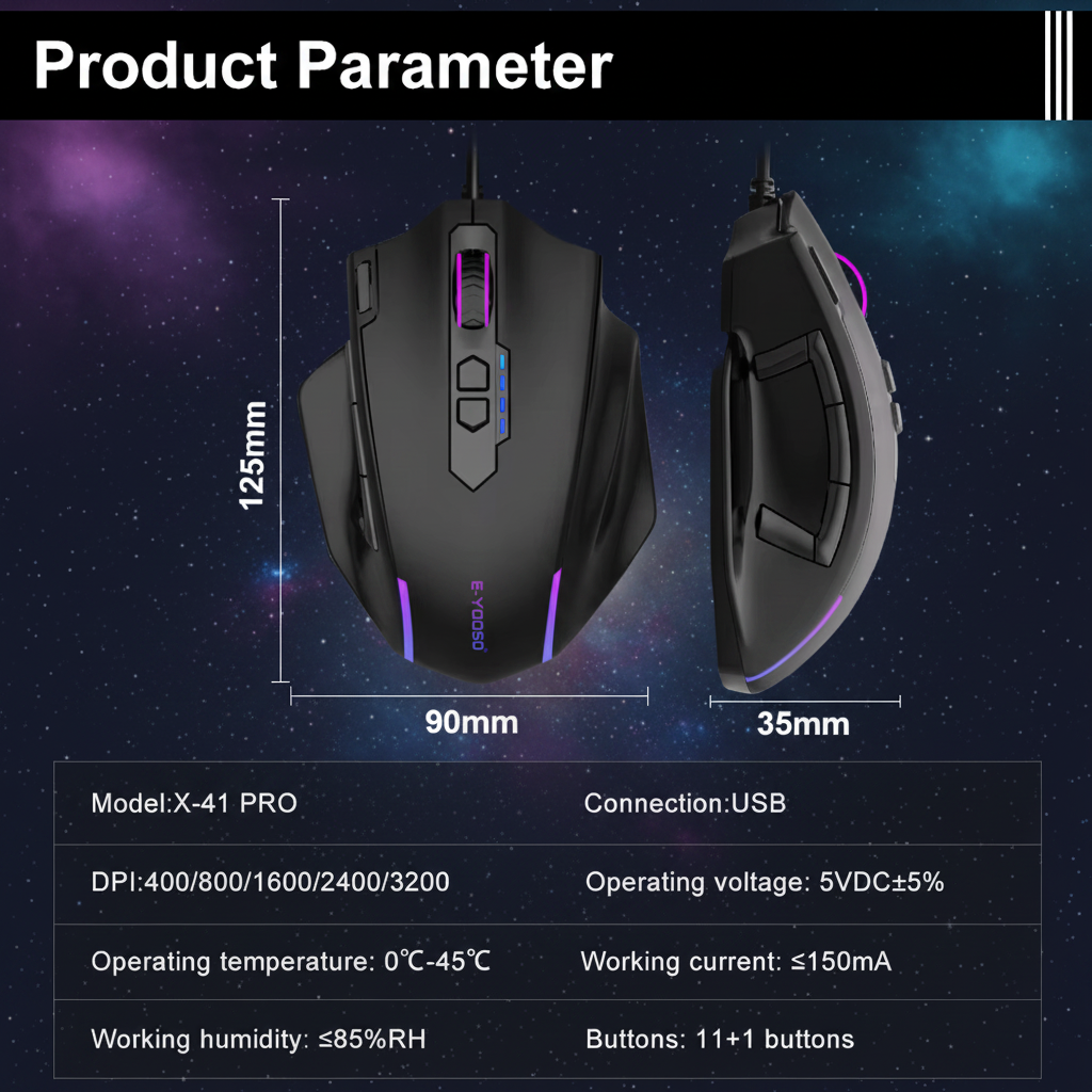 X-41 - Wired RGB Gaming Mouse