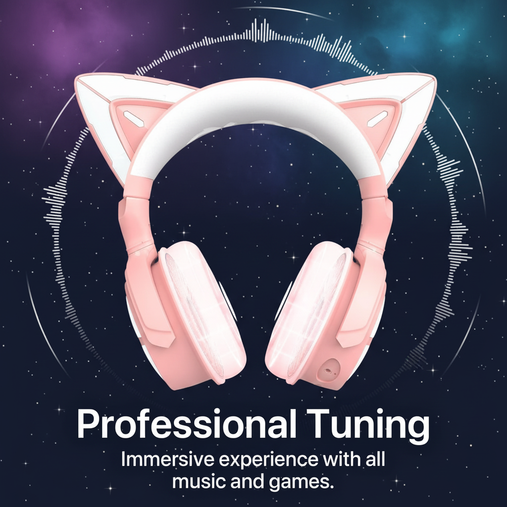 Cat Ear — Wireless & Wired Gaming Headset