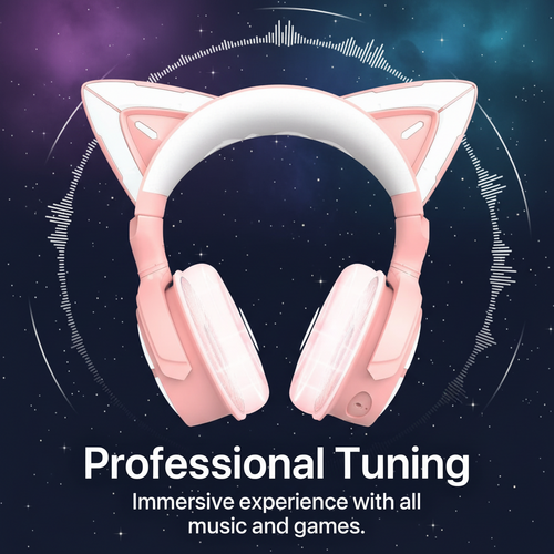 Cat Ear — Wireless & Wired Gaming Headset