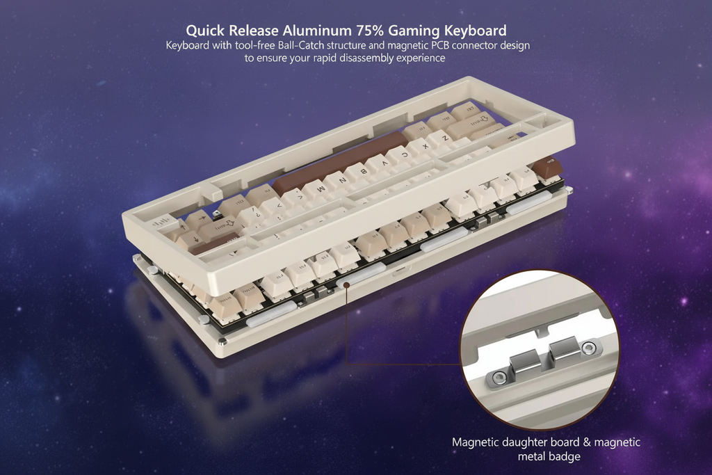 RD75 Pro - Wireless Mechanical Keyboard