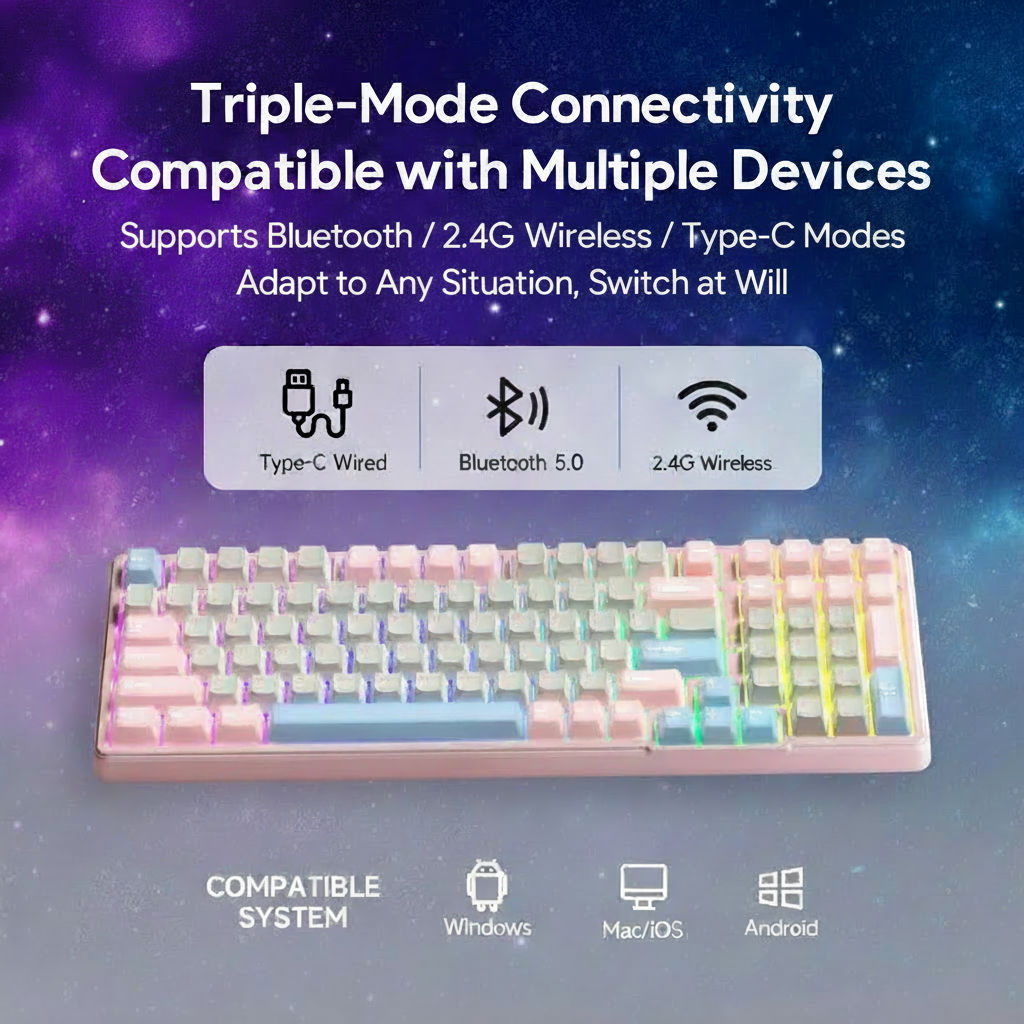 K99 Pro - Full-Size Wireless Mechanical Keyboard